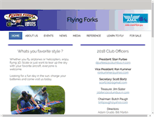 Tablet Screenshot of flying-forks.com